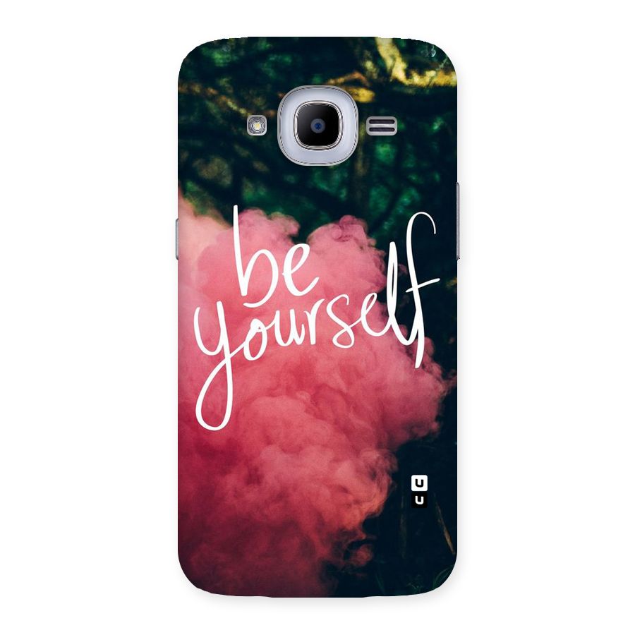 Be Yourself Greens Back Case for Samsung Galaxy J2 Pro
