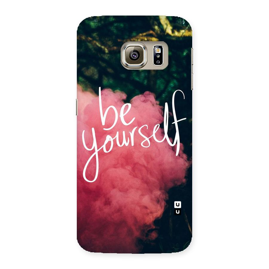 Be Yourself Greens Back Case for Samsung Galaxy S6 Edge