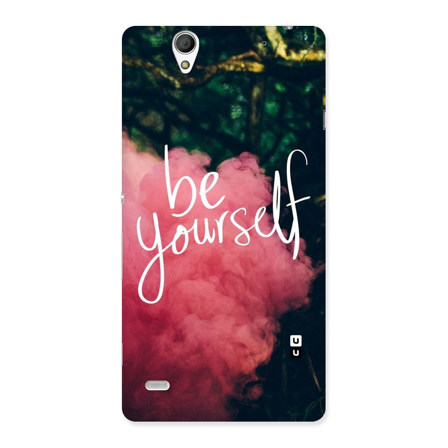 Be Yourself Greens Back Case for Sony Xperia C4
