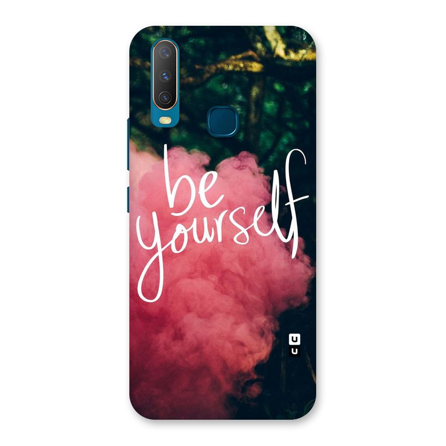 Be Yourself Greens Back Case for Vivo U10