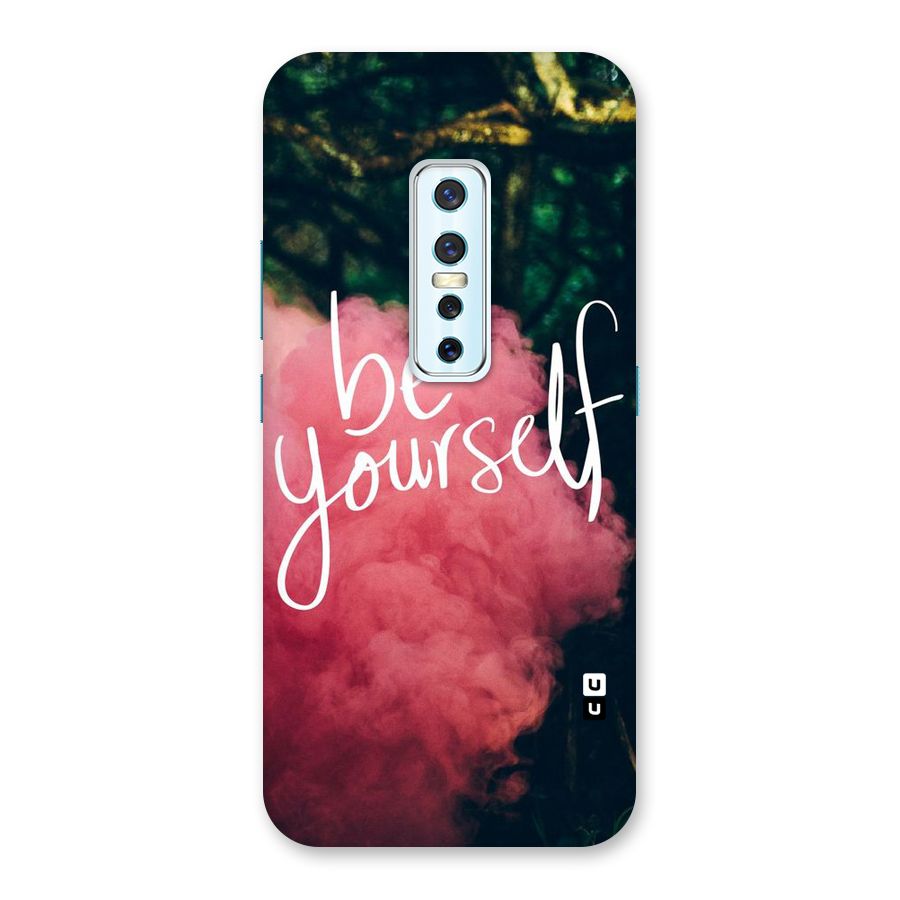 Be Yourself Greens Back Case for Vivo V17 Pro