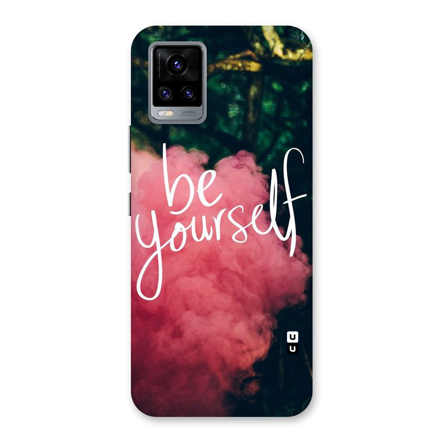 Be Yourself Greens Back Case for Vivo V20
