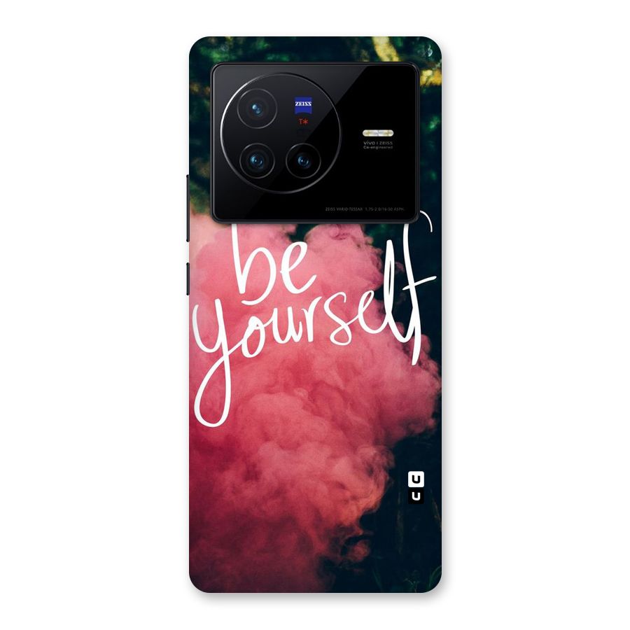 Be Yourself Greens Back Case for Vivo X80