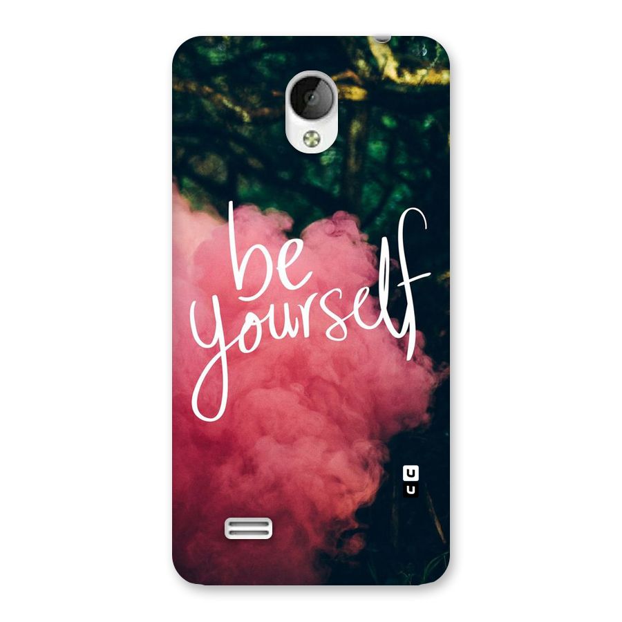 Be Yourself Greens Back Case for Vivo Y21