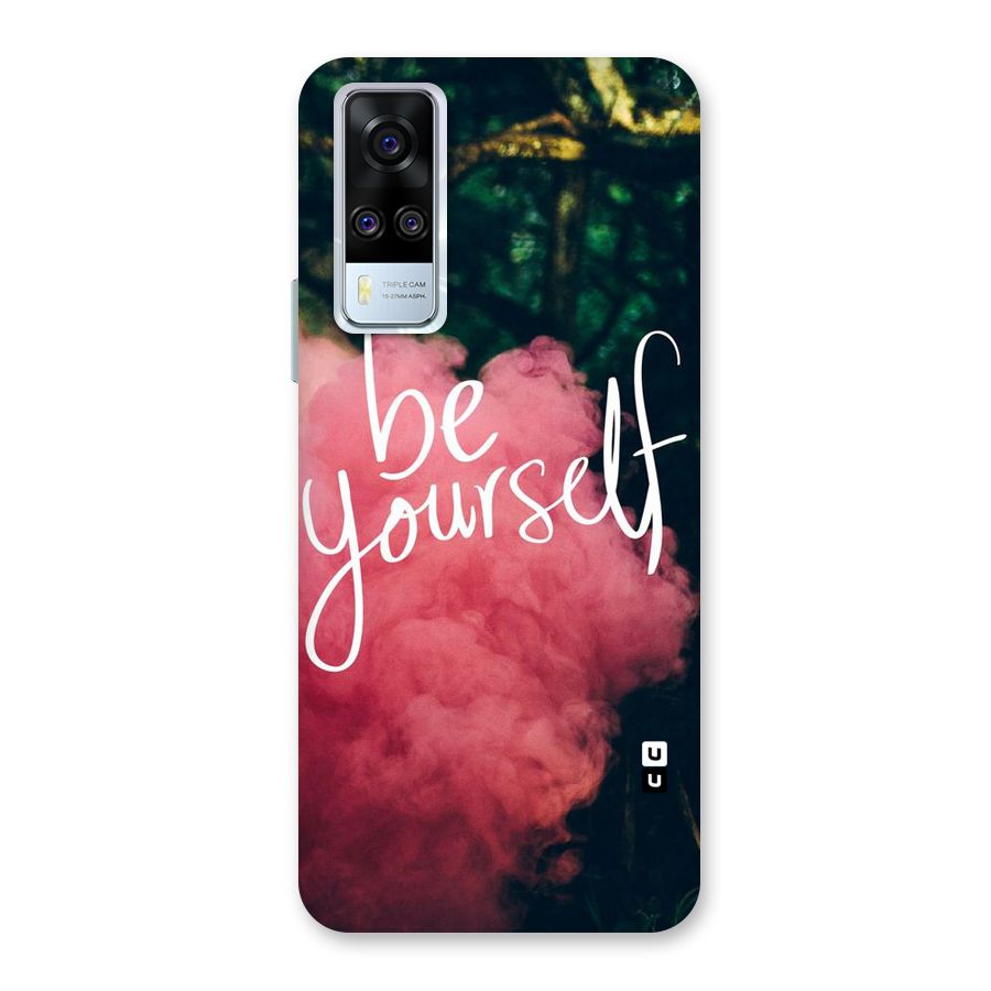 Be Yourself Greens Back Case for Vivo Y31