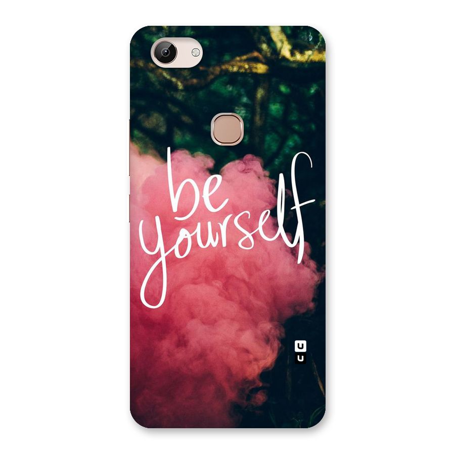 Be Yourself Greens Back Case for Vivo Y83