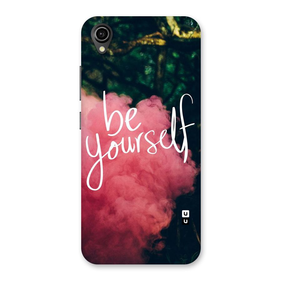 Be Yourself Greens Back Case for Vivo Y90