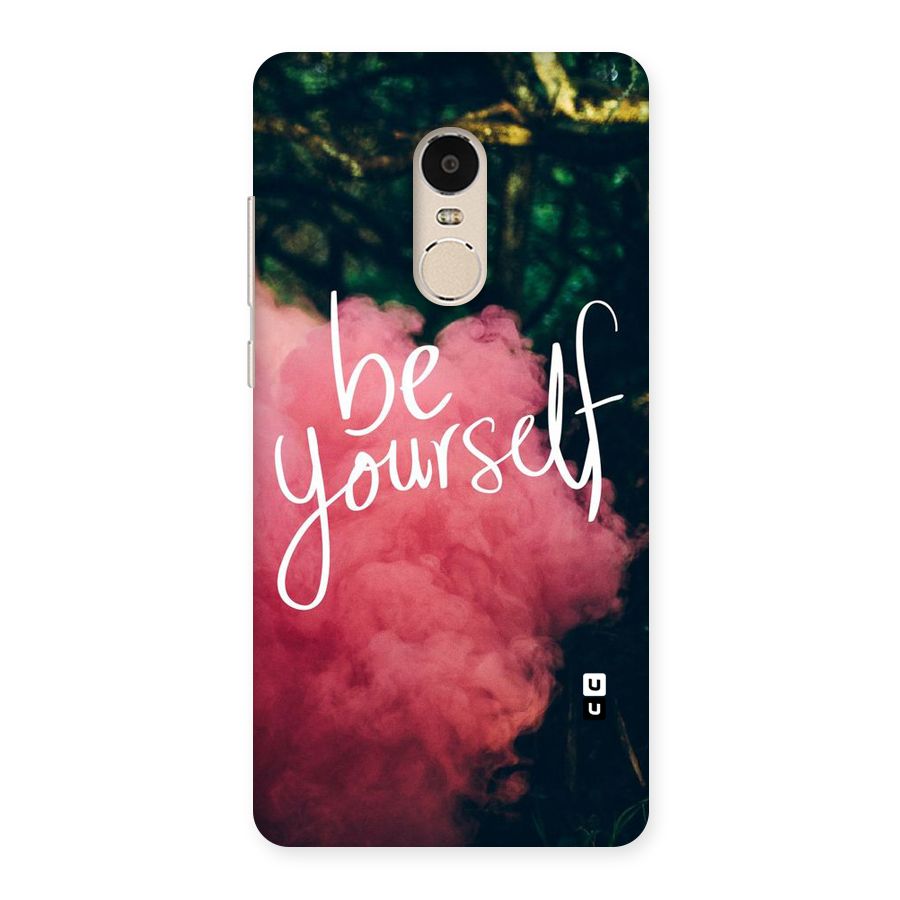 Be Yourself Greens Back Case for Xiaomi Redmi Note 4