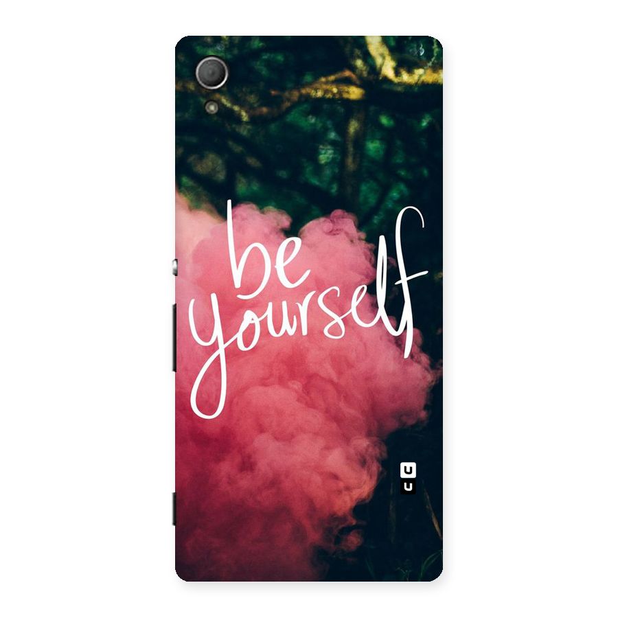 Be Yourself Greens Back Case for Xperia Z3 Plus