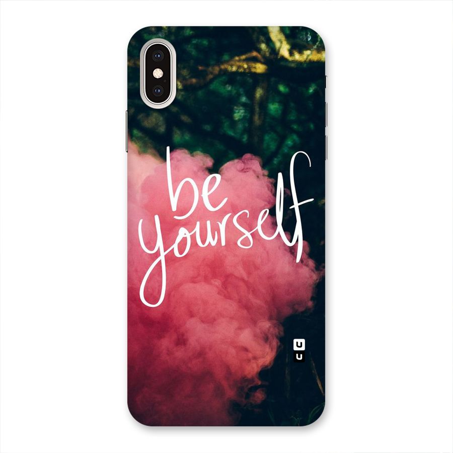 Be Yourself Greens Back Case for iPhone XS Max