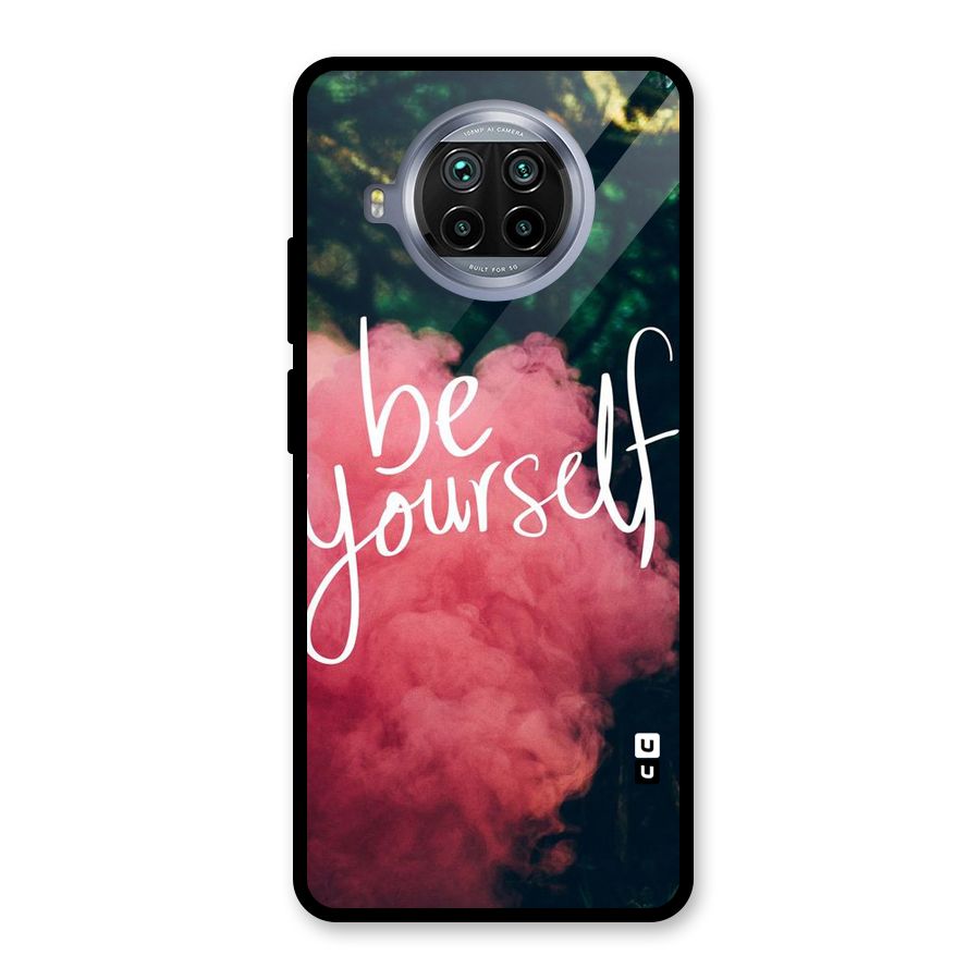 Be Yourself Greens Glass Back Case for Mi 10i