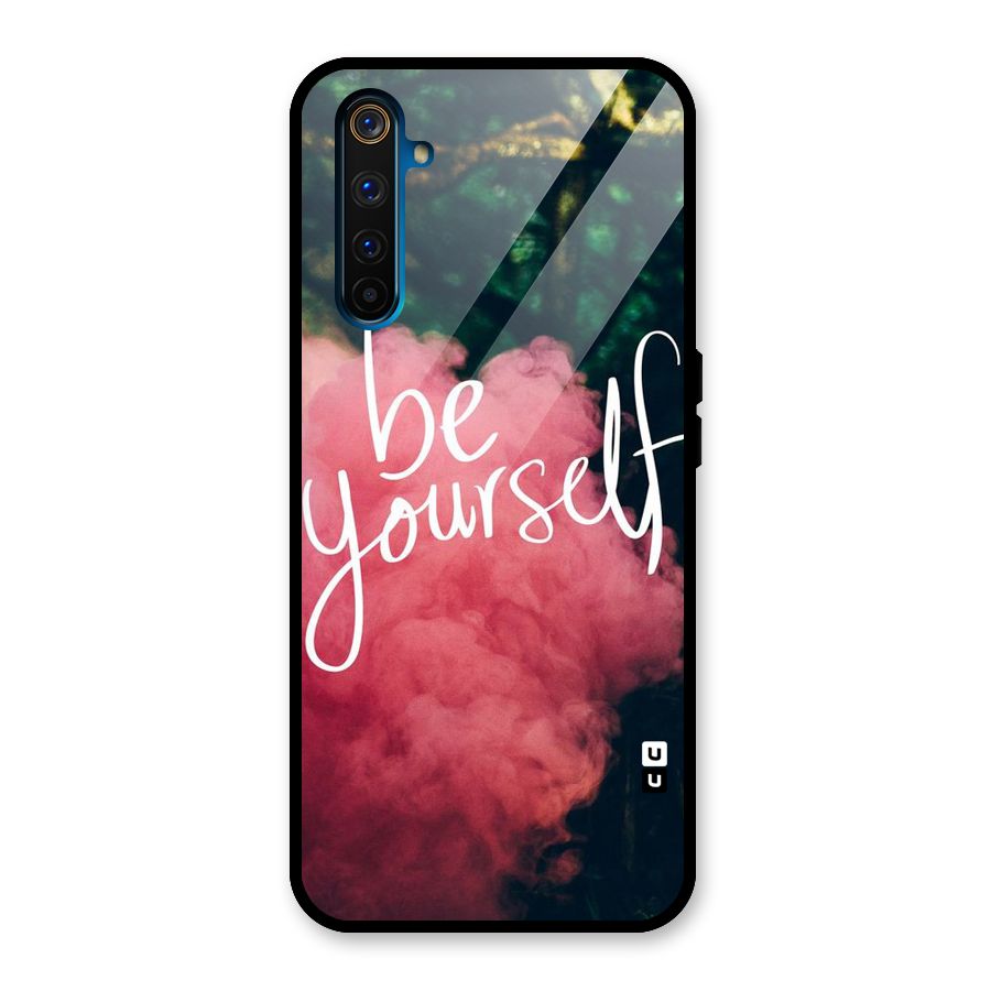 Be Yourself Greens Glass Back Case for Realme 6 Pro