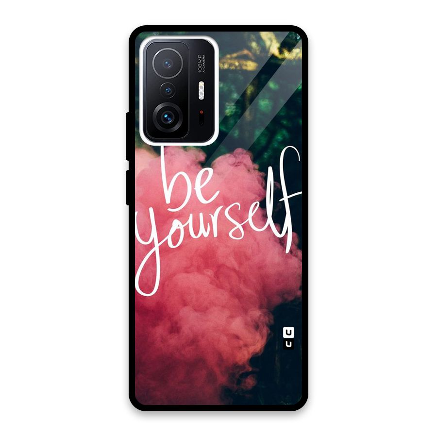 Be Yourself Greens Glass Back Case for Xiaomi 11T Pro