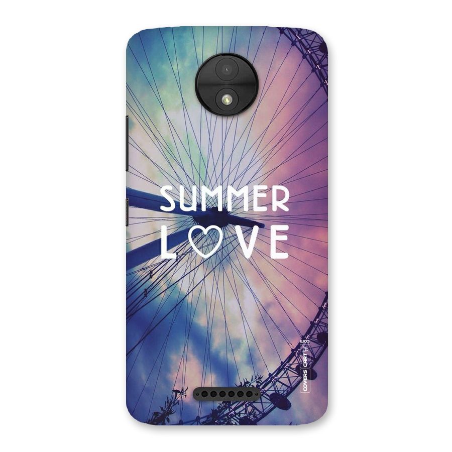 Beach Dreams Back Case for Moto C