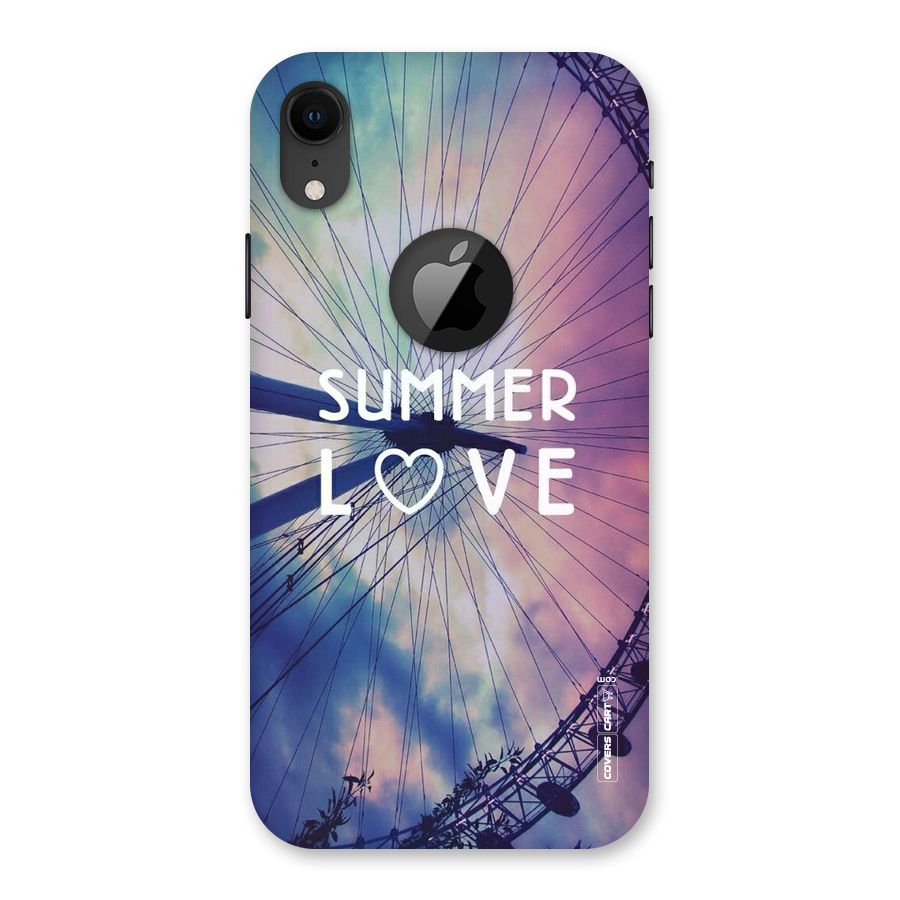 Beach Dreams Back Case for iPhone XR Logo Cut