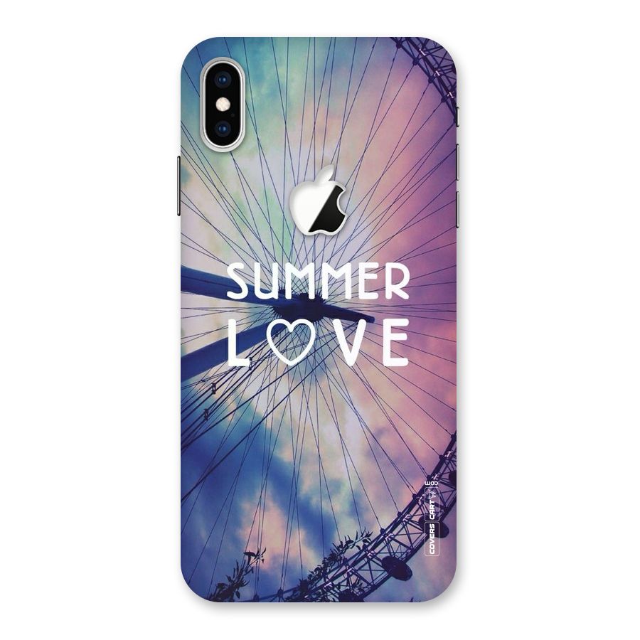 Beach Dreams Back Case for iPhone XS Max Apple Cut