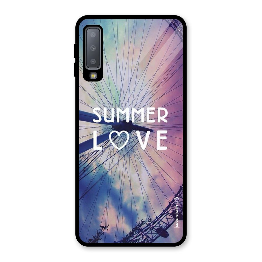 Beach Dreams Glass Back Case for Galaxy A7 (2018)
