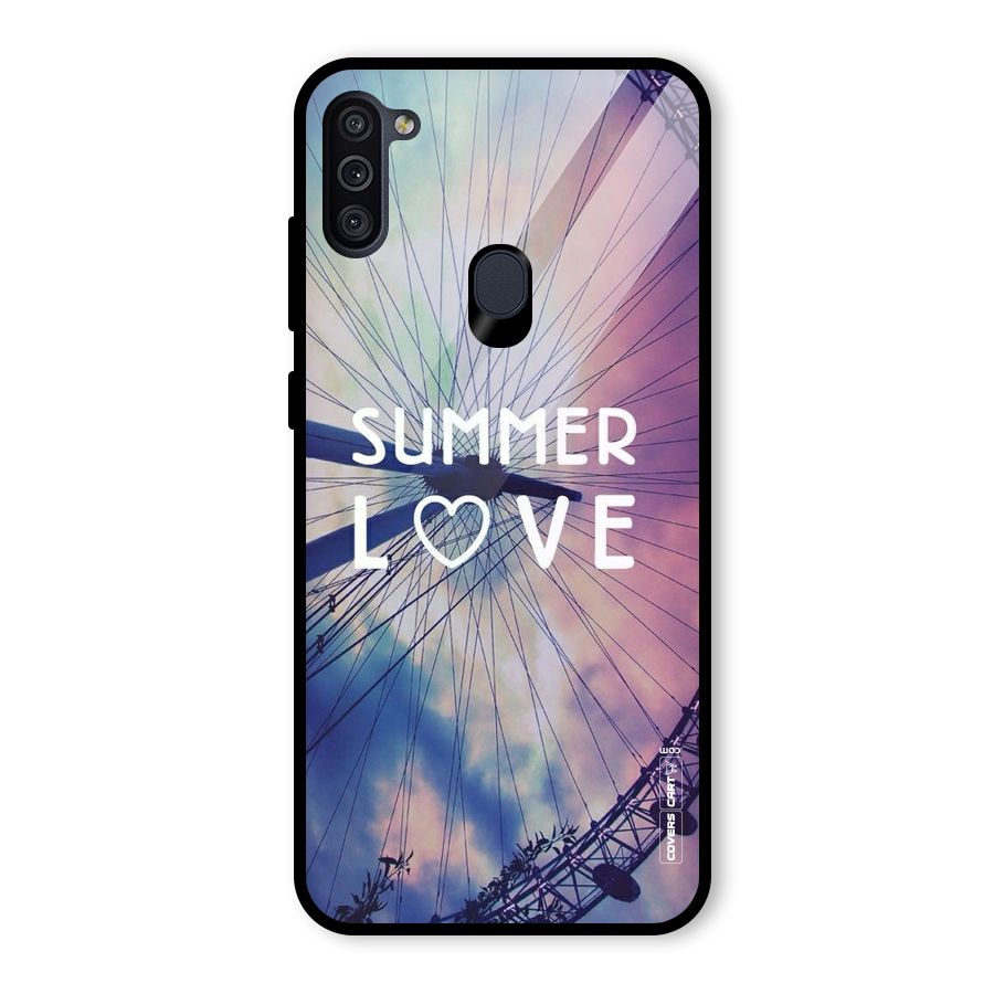 Beach Dreams Glass Back Case for Galaxy M11