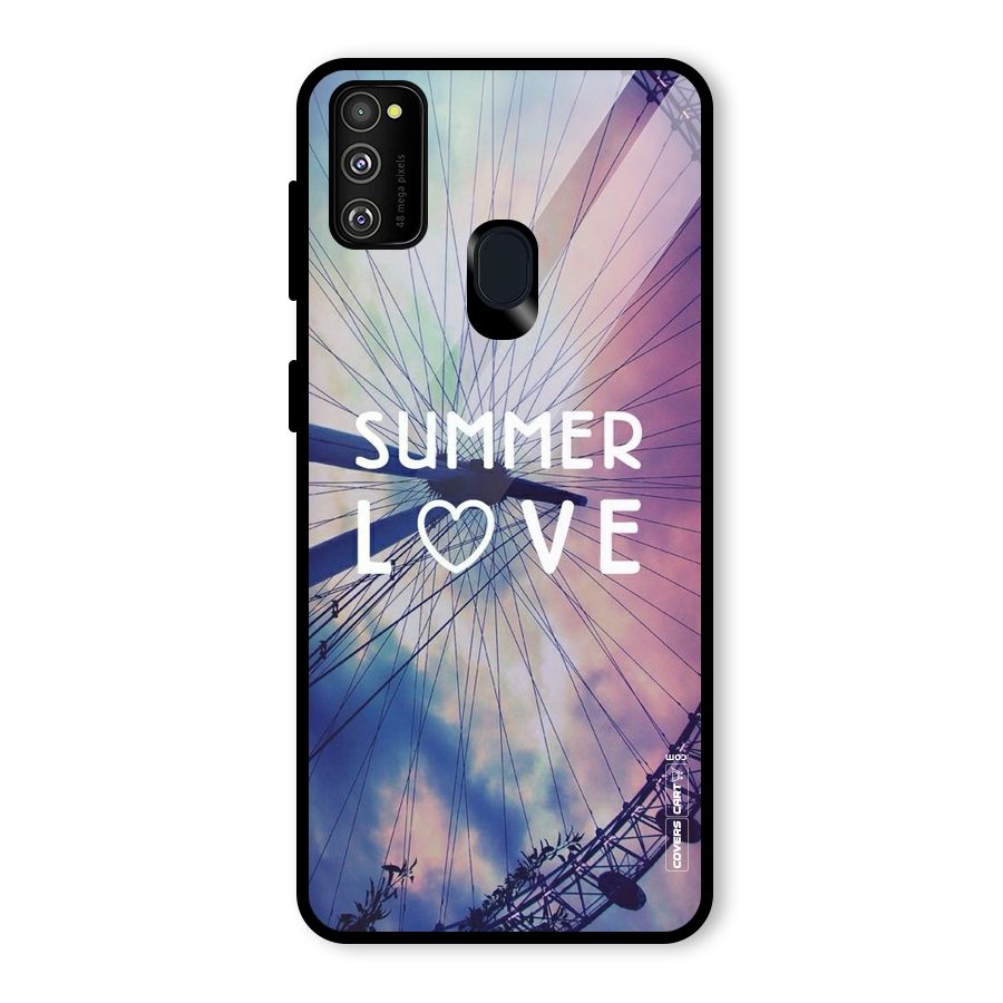 Beach Dreams Glass Back Case for Galaxy M30s