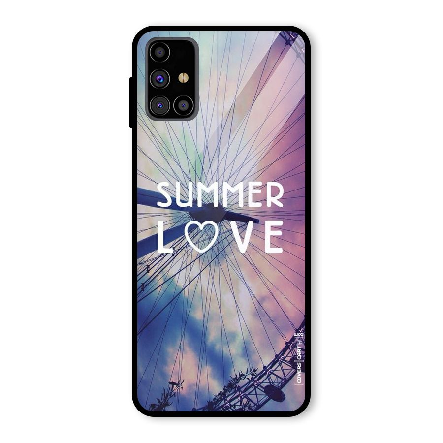 Beach Dreams Glass Back Case for Galaxy M31s