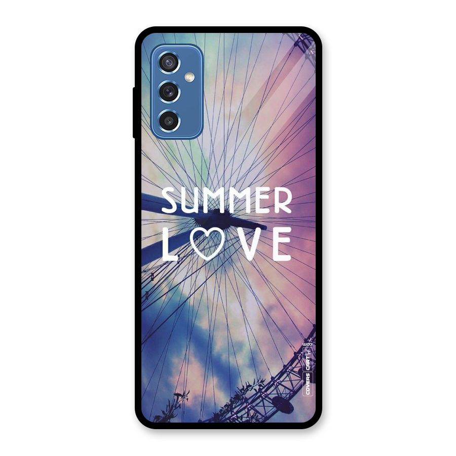 Beach Dreams Glass Back Case for Galaxy M52 5G