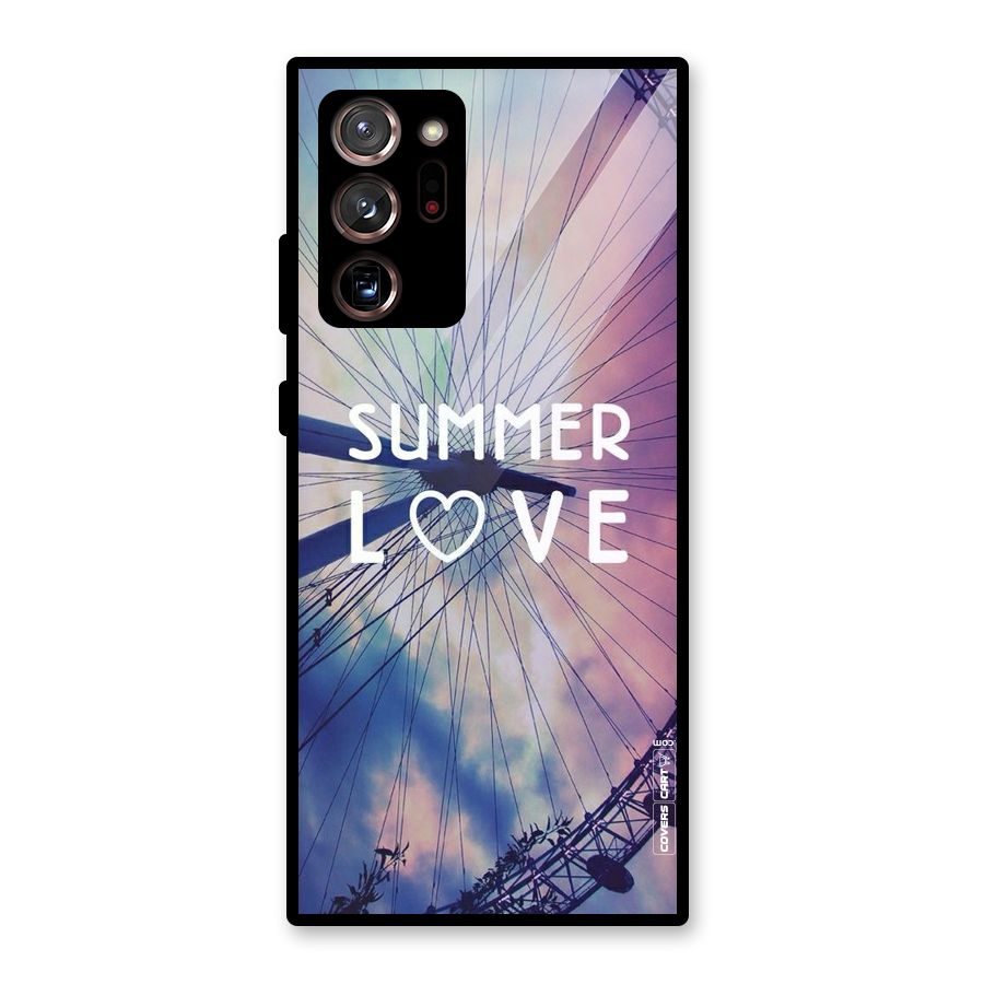 Beach Dreams Glass Back Case for Galaxy Note 20 Ultra 5G