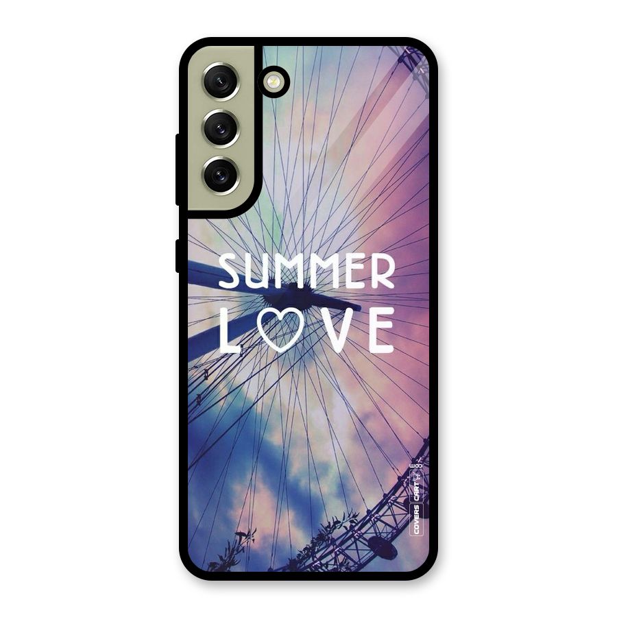 Beach Dreams Glass Back Case for Galaxy S21 FE 5G