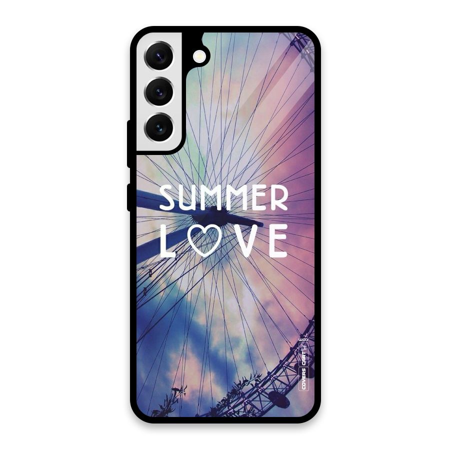 Beach Dreams Glass Back Case for Galaxy S22 Plus 5G