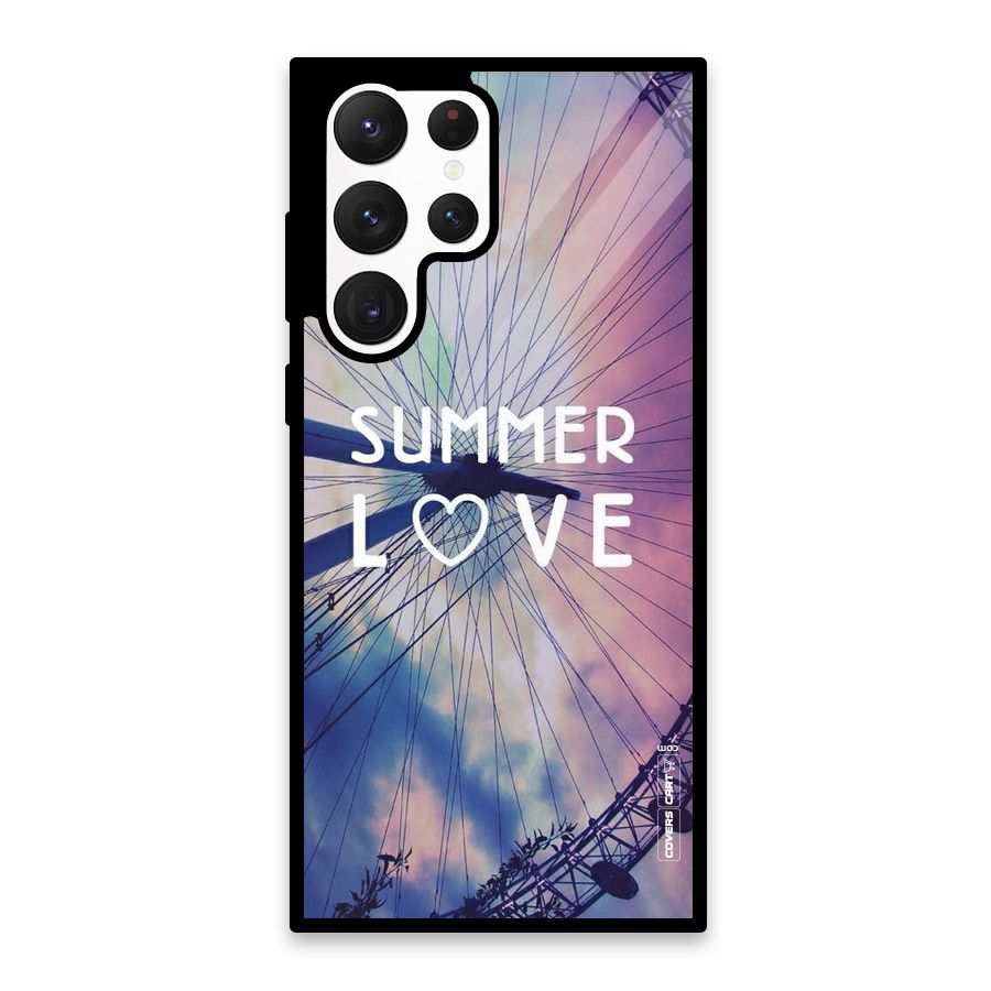 Beach Dreams Glass Back Case for Galaxy S22 Ultra 5G