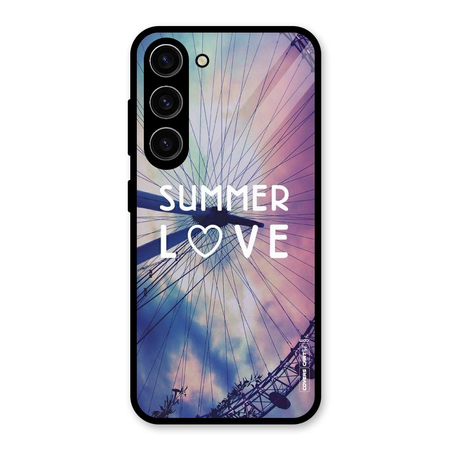 Beach Dreams Glass Back Case for Galaxy S23