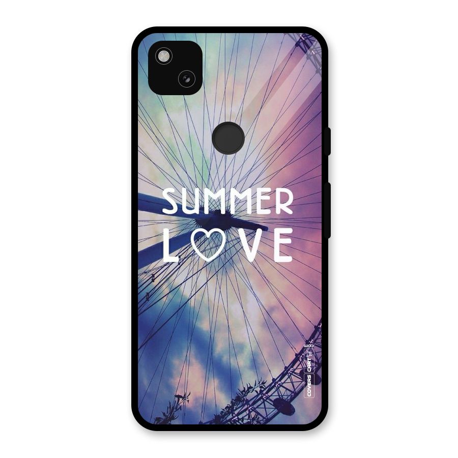 Beach Dreams Glass Back Case for Google Pixel 4a