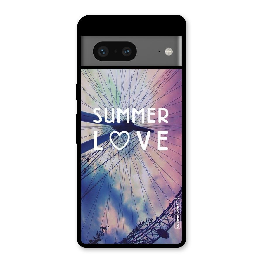Beach Dreams Glass Back Case for Google Pixel 7