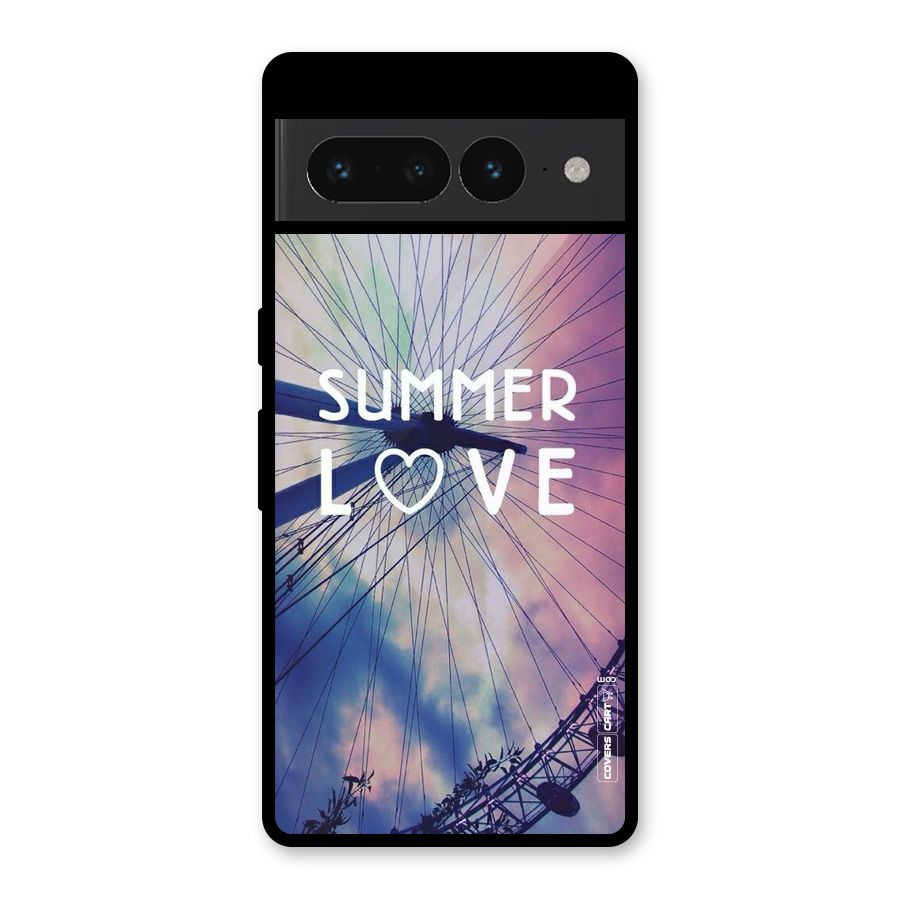 Beach Dreams Glass Back Case for Google Pixel 7 Pro