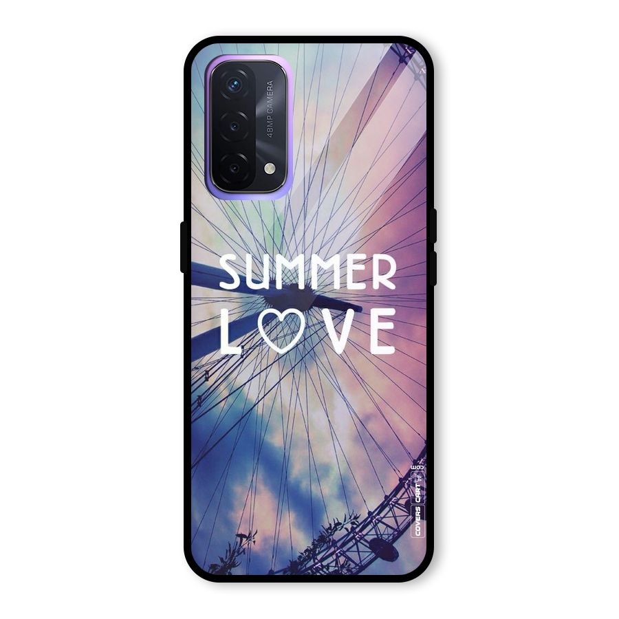 Beach Dreams Glass Back Case for Oppo A74 5G