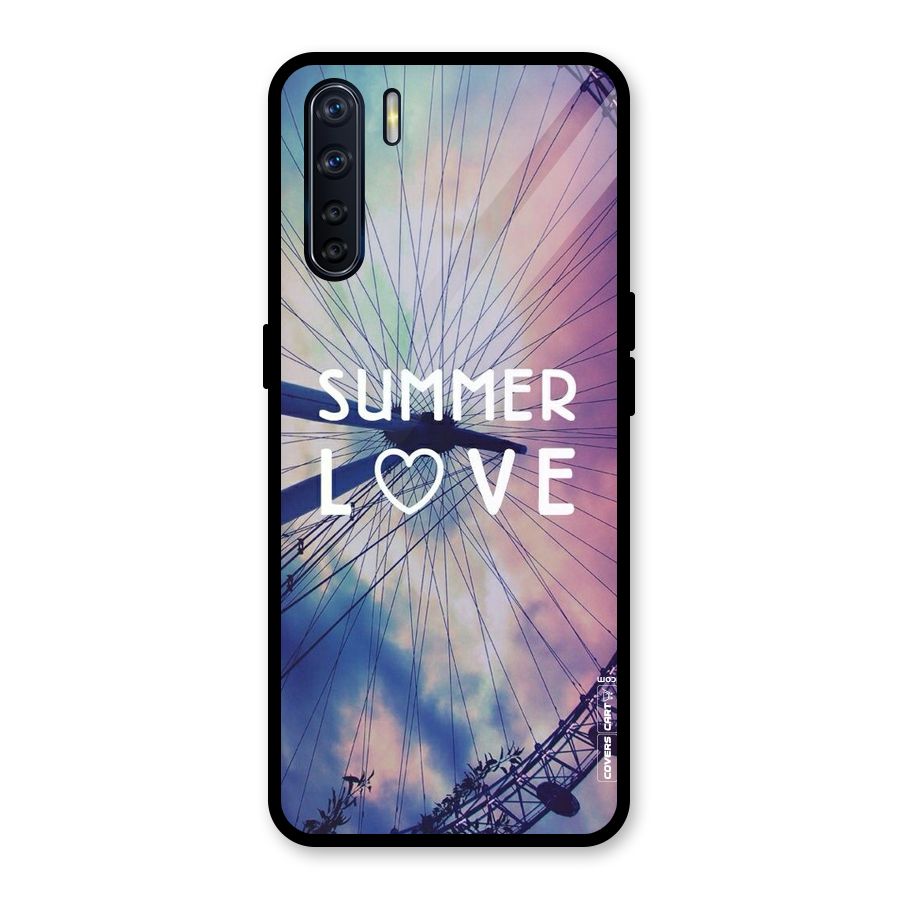 Beach Dreams Glass Back Case for Oppo F15