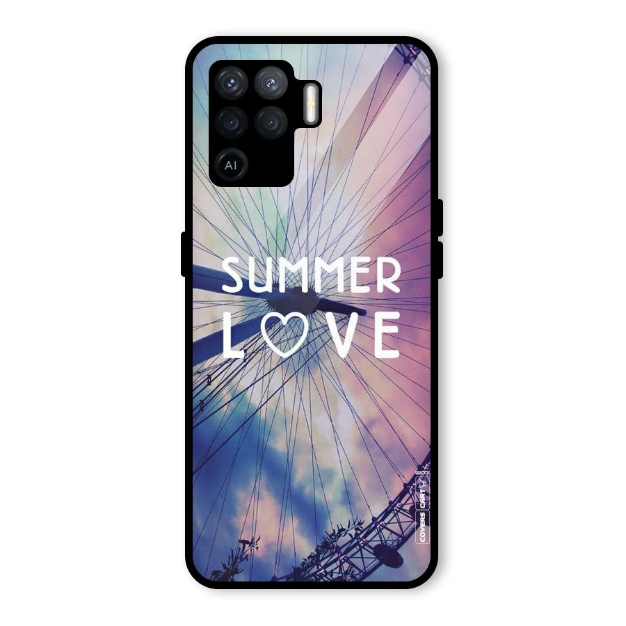 Beach Dreams Glass Back Case for Oppo F19 Pro