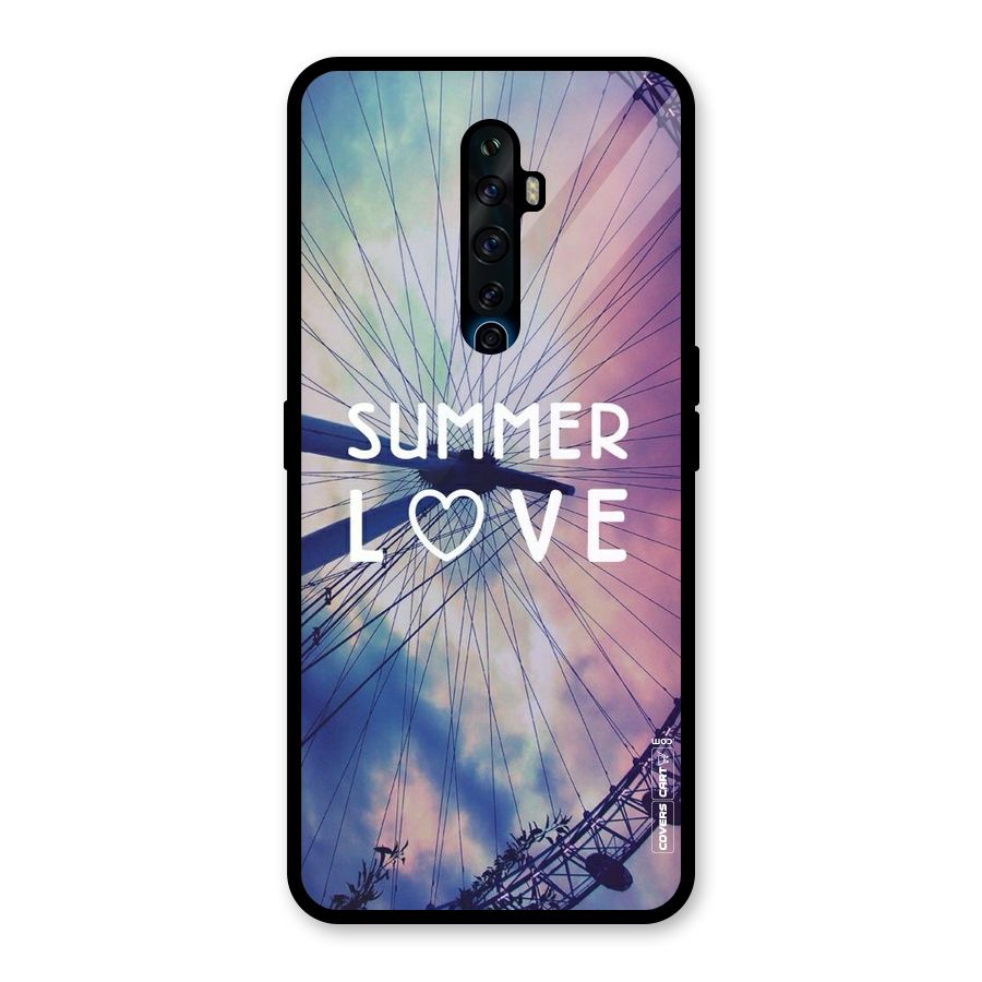 Beach Dreams Glass Back Case for Oppo Reno2 F