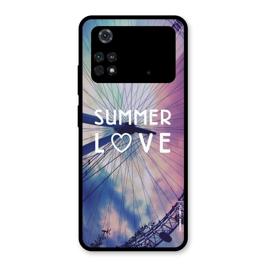 Beach Dreams Glass Back Case for Poco M4 Pro 4G