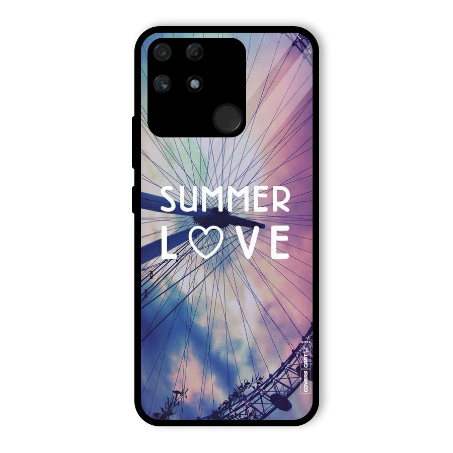 Beach Dreams Glass Back Case for Realme Narzo 50A