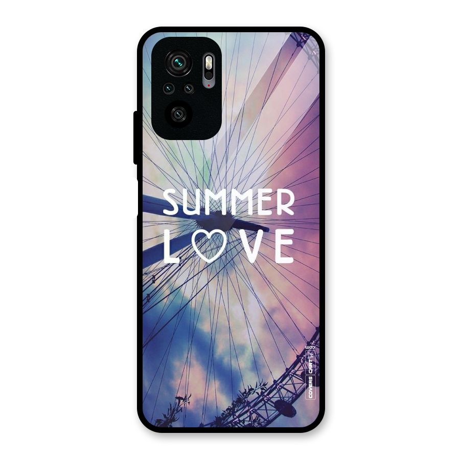 Beach Dreams Glass Back Case for Redmi Note 10S