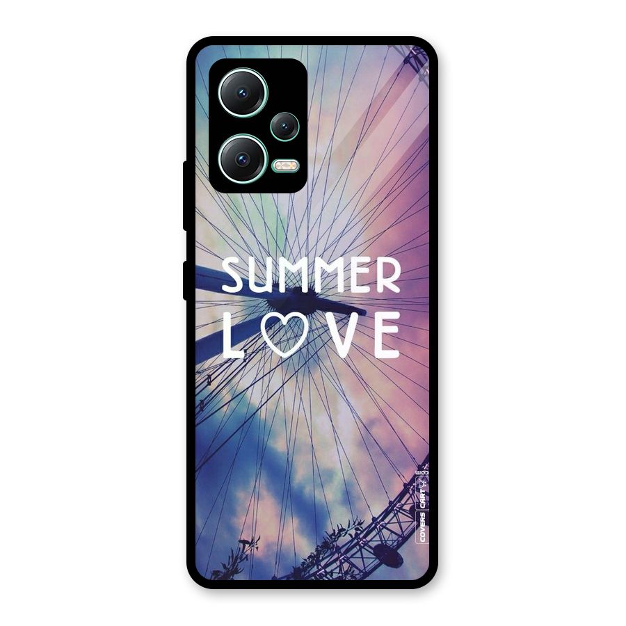 Beach Dreams Glass Back Case for Redmi Note 12 5G