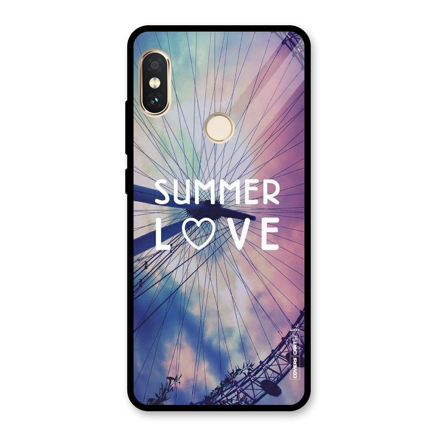 Beach Dreams Glass Back Case for Redmi Note 5 Pro