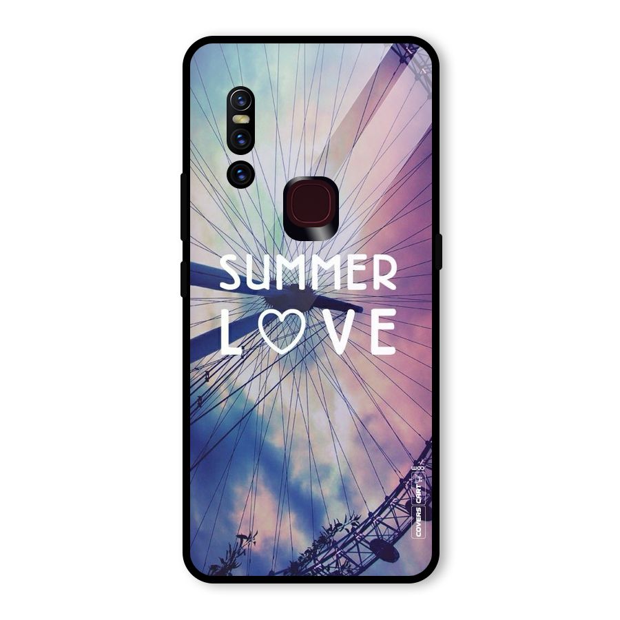Beach Dreams Glass Back Case for Vivo V15