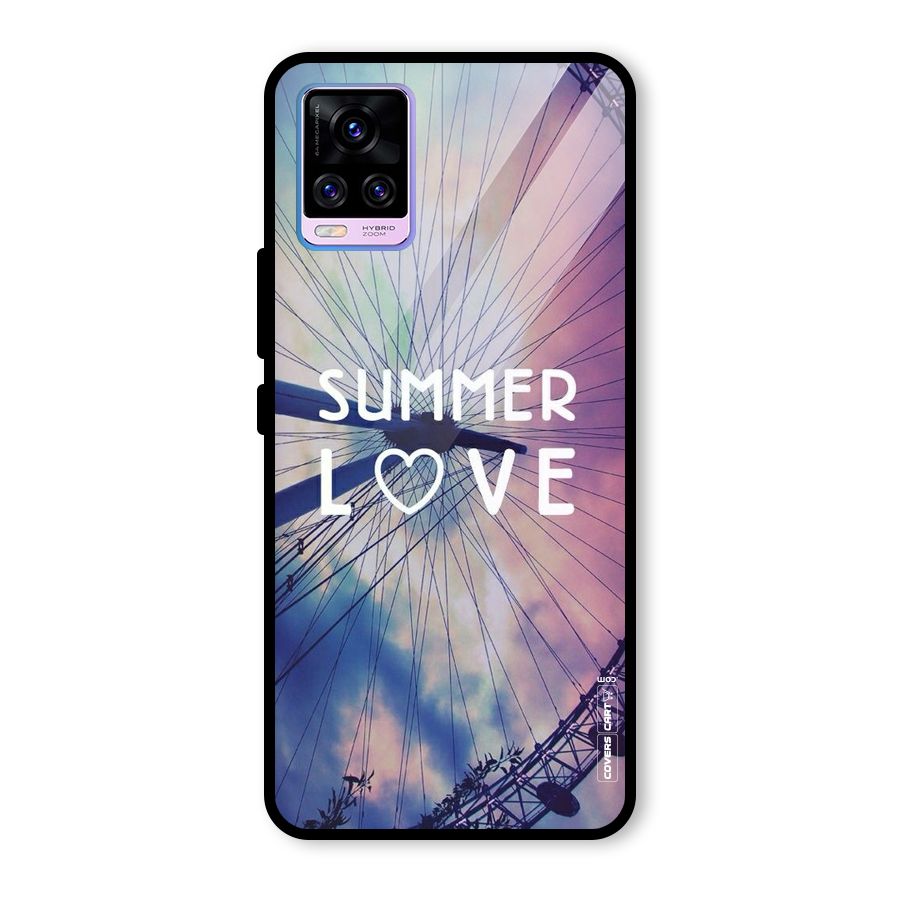 Beach Dreams Glass Back Case for Vivo V20 Pro