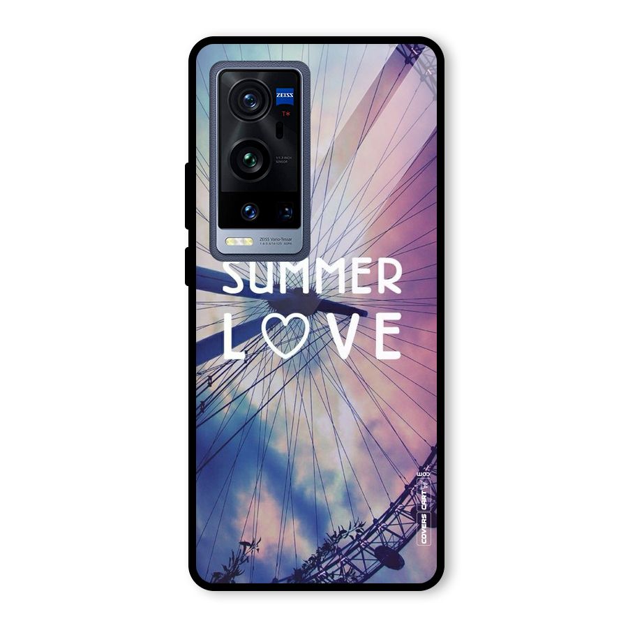 Beach Dreams Glass Back Case for Vivo X60 Pro Plus