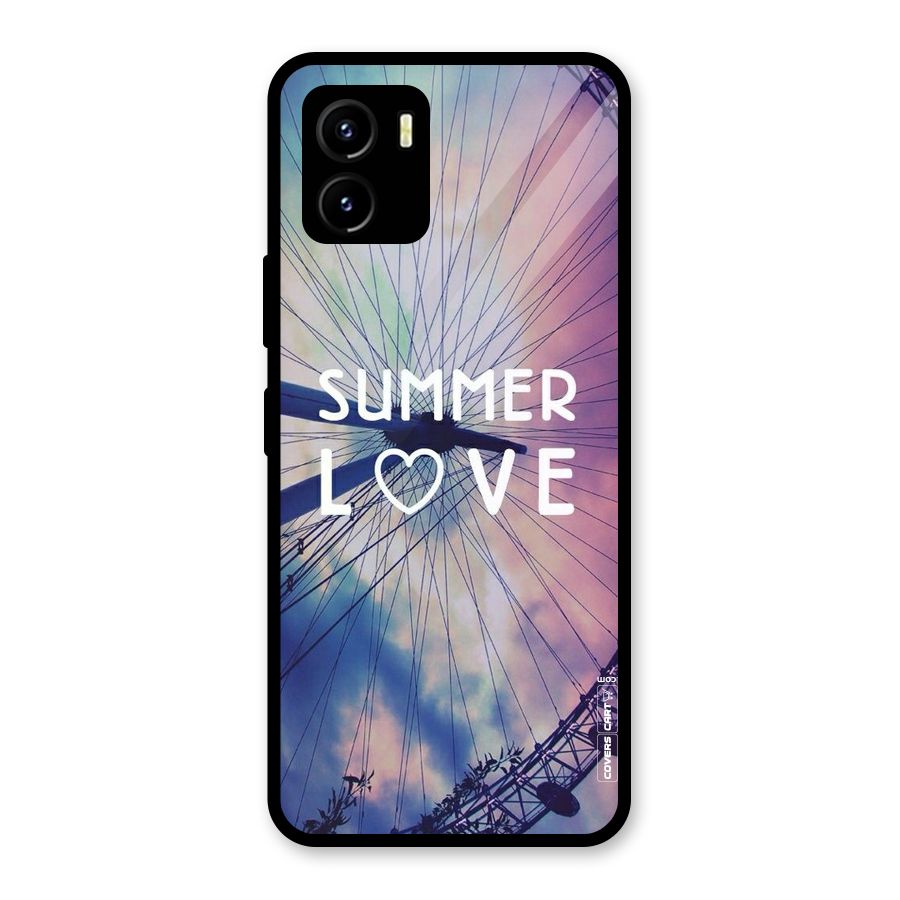 Beach Dreams Glass Back Case for Vivo Y15s