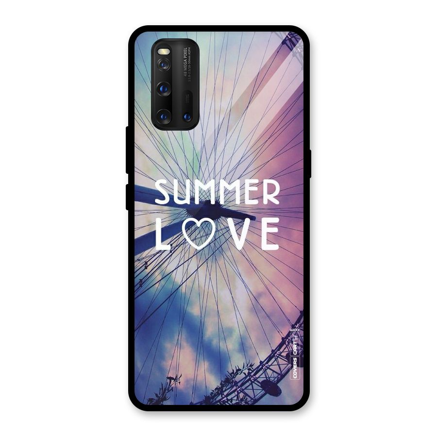 Beach Dreams Glass Back Case for Vivo iQOO 3