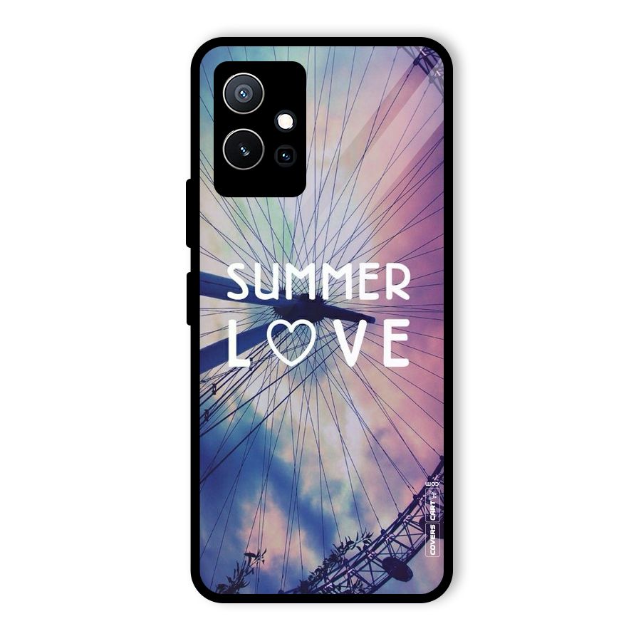 Beach Dreams Glass Back Case for Vivo iQOO Z6