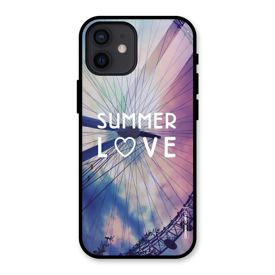 Beach Dreams Glass Back Case for iPhone 12