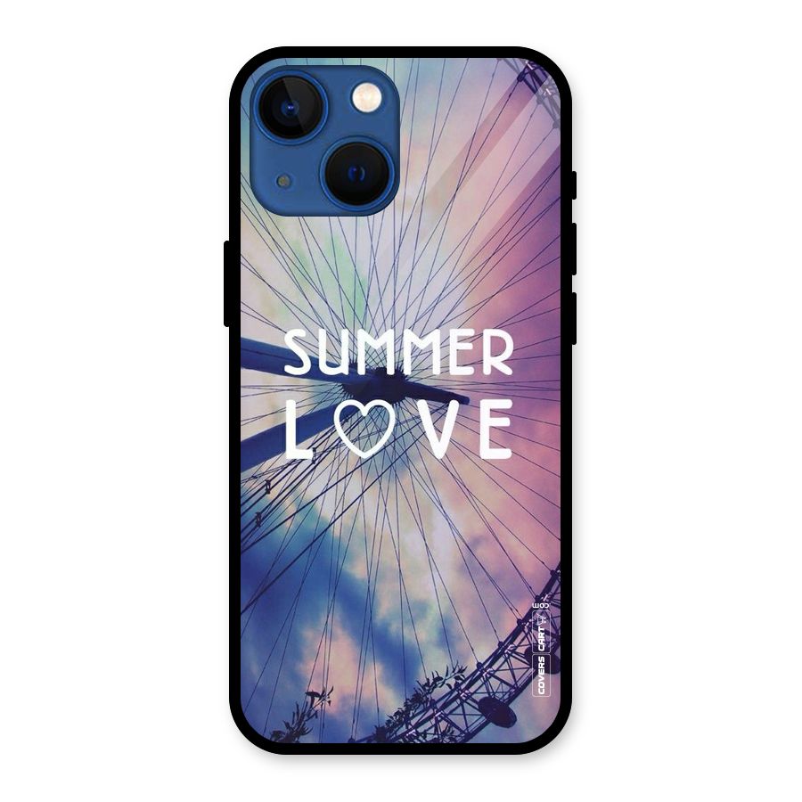 Beach Dreams Glass Back Case for iPhone 13 Mini